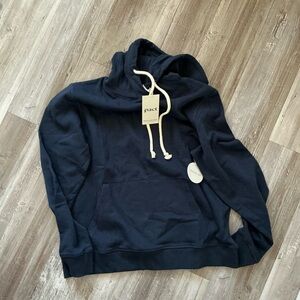 NWT Navy Blue Hoodie with Drawstring